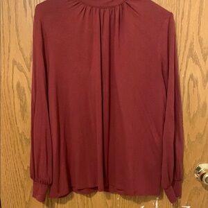 Women's Rusty brown Long Sleeve Top
